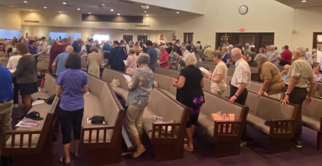 Mass with Bishop Nevares